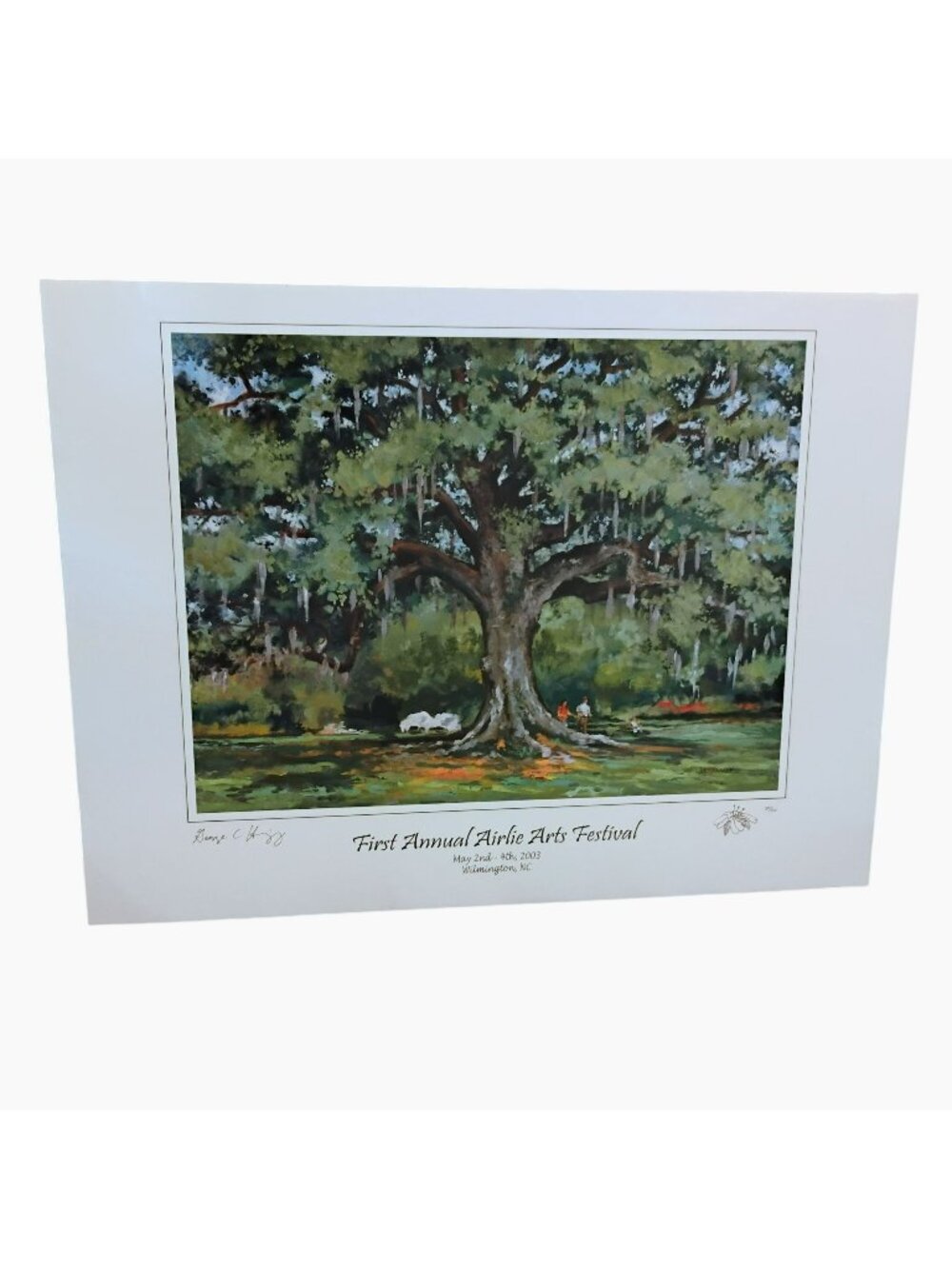 First Annual Airlie Arts Festival 2003 Poster Print, Signed Limited Edition